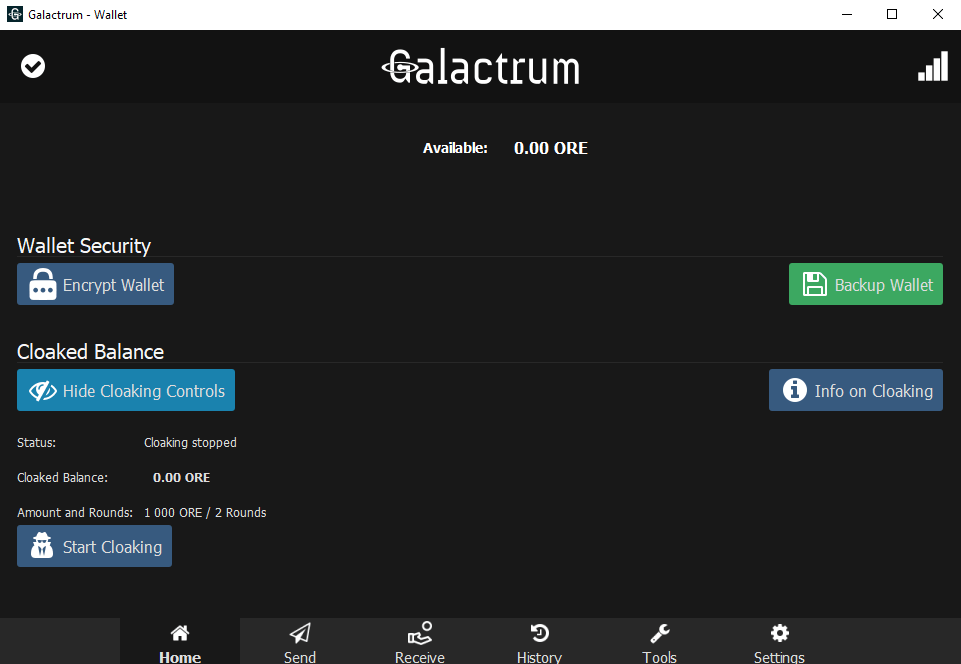 กระเป๋าสตางค์ Galactrum